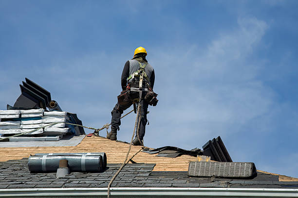 Professional Roofing technician working in Stafford Springs, CT